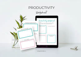 productivity worksheet ipad mockup-rectangle layout