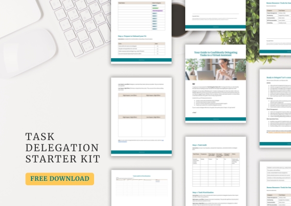 delegating tasks to a virtual assistant made easy with the task delegation starter kit